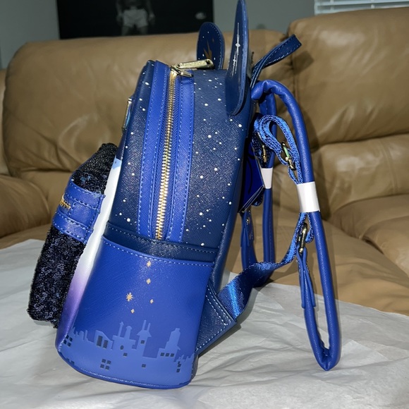 Mickey Mouse The Main Attraction Loungefly Backpack Peter Pan's Flight - Picture 14 of 14